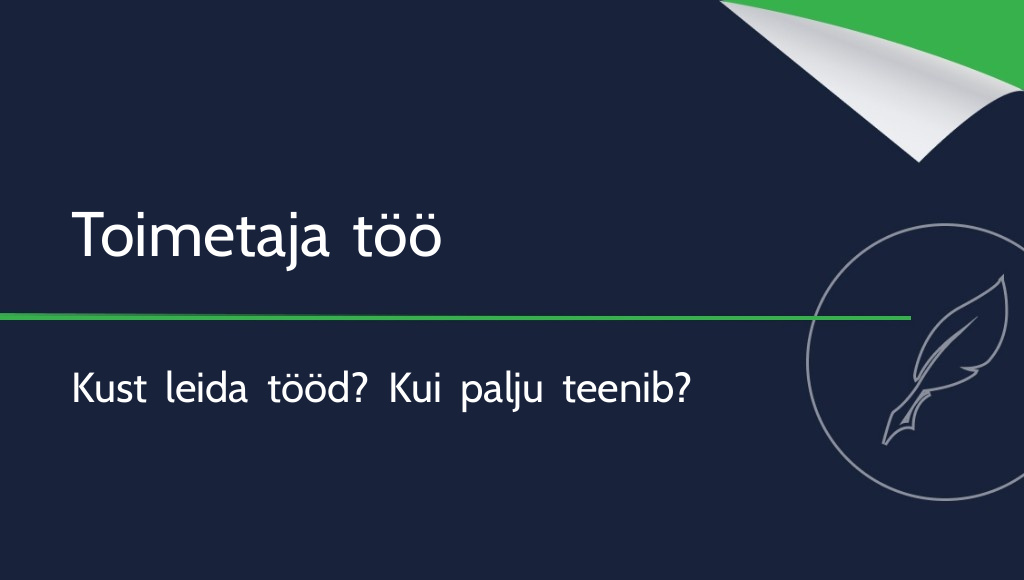 Tekstide toimetamine – kas see töö tasub end ära?