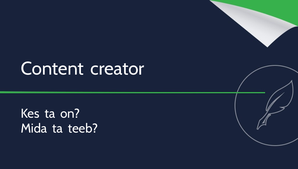 Content creator – kes ta on ja kui palju ta teenib?