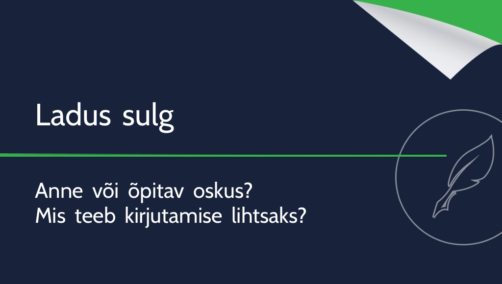 Kas ladus sulg on tõesti olemas?